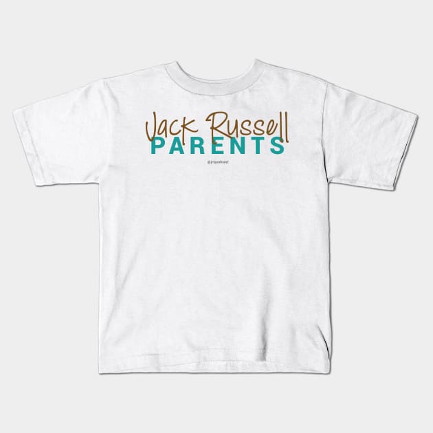 Jack Russell Parents Logo Kids T-Shirt by Jack Russell Parents